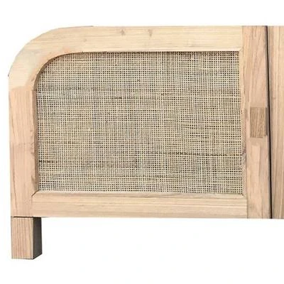 Cane and Rattan Furniture Media Cabinet Natural Finish Luxury Designer Sideboard For Dining Living Room Furniture