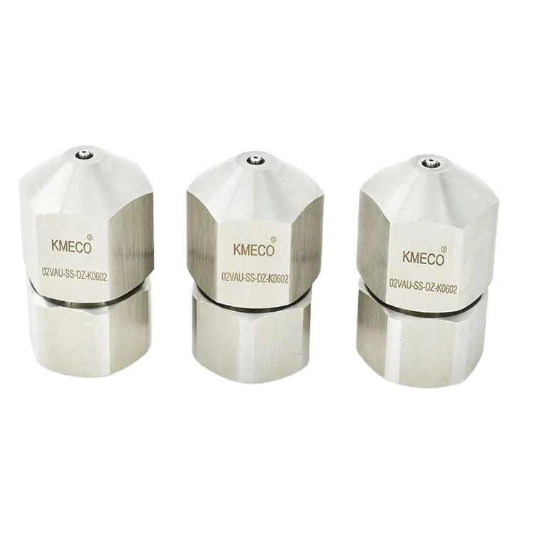 KMECO Auto Jet customized  Stainless Steel Air Atomizing Spray Nozzle