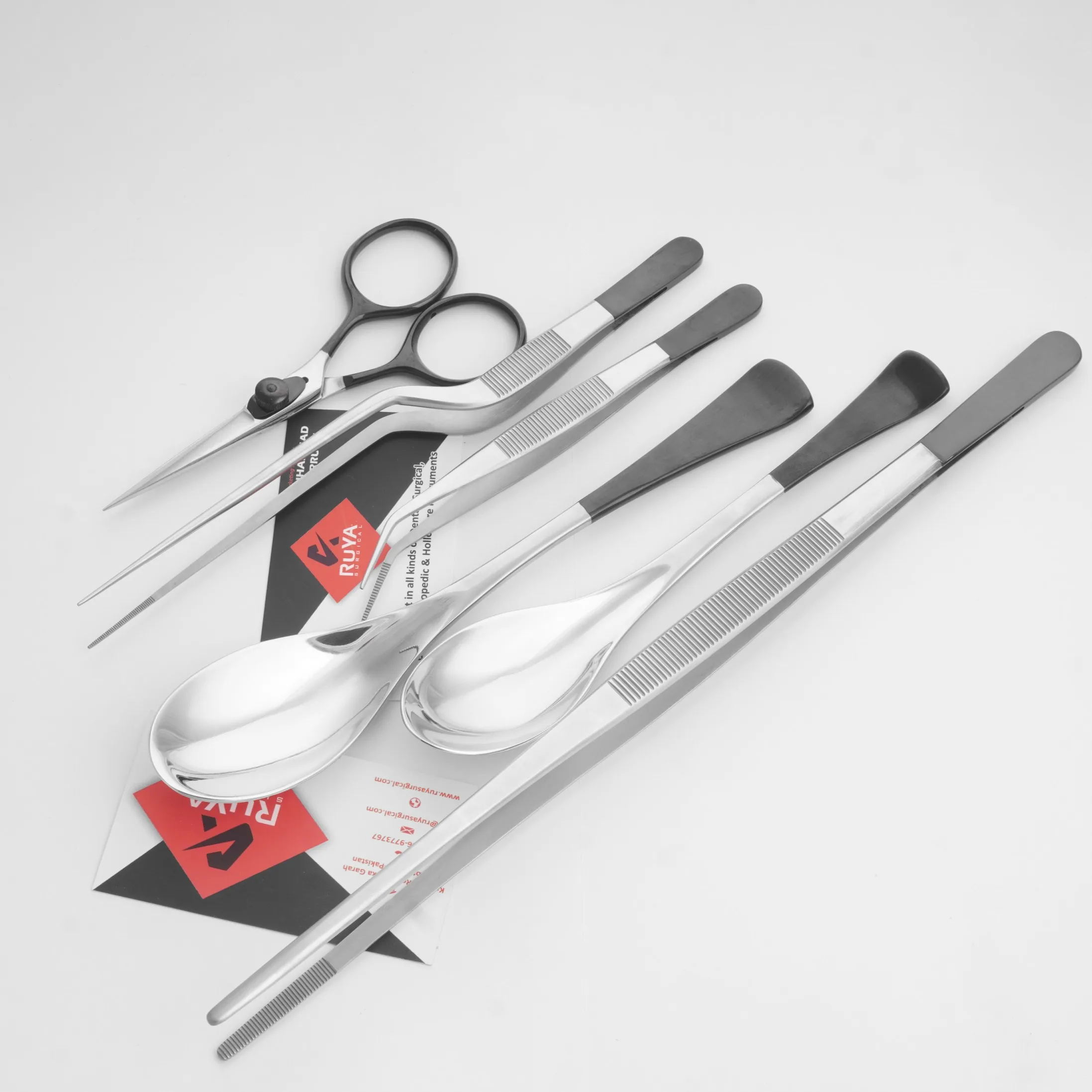 Chef Kitchen Cutlery Serving Signature Spoon For Rocher Serving & Saucing Stainless Steel Rice Spoon Set 02 Pieces ISO CE
