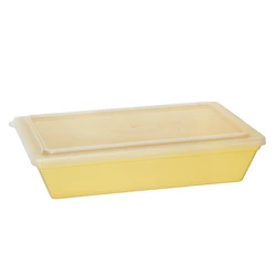 Kitchen Food Container Polypropylene Plastic Durable Sandwich Bread Food Container Box Safe Storage Lunch Box