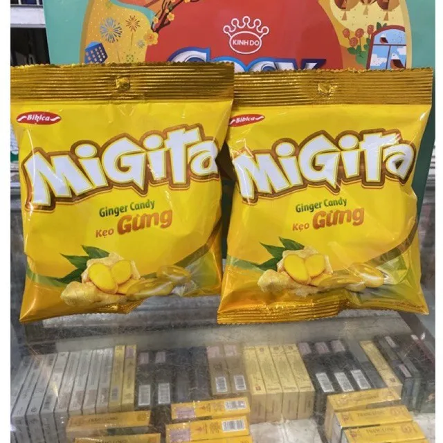 Wholesale Bibica Candy  Migita Ginger Flavor 70g