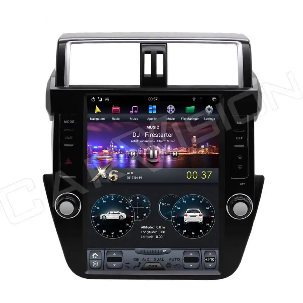 Superb Discount Original 9.7 tesla style vertical screen car DVD player car GPS navigation system radio Android media player 2