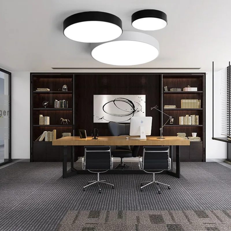 Zhong shan factory  Modern simple bedroom study dining room lights  living room Acrylic LED round ceiling light