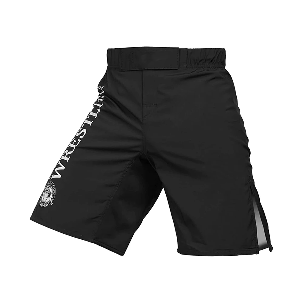 Таможня напечатала № jiu jitsu (джиу джицу) для смешанных боевых искусств (mma растягиваемая в 4 направлениях мужчин женщин невысокий массивный каблук сапоги до бедра борется шорты