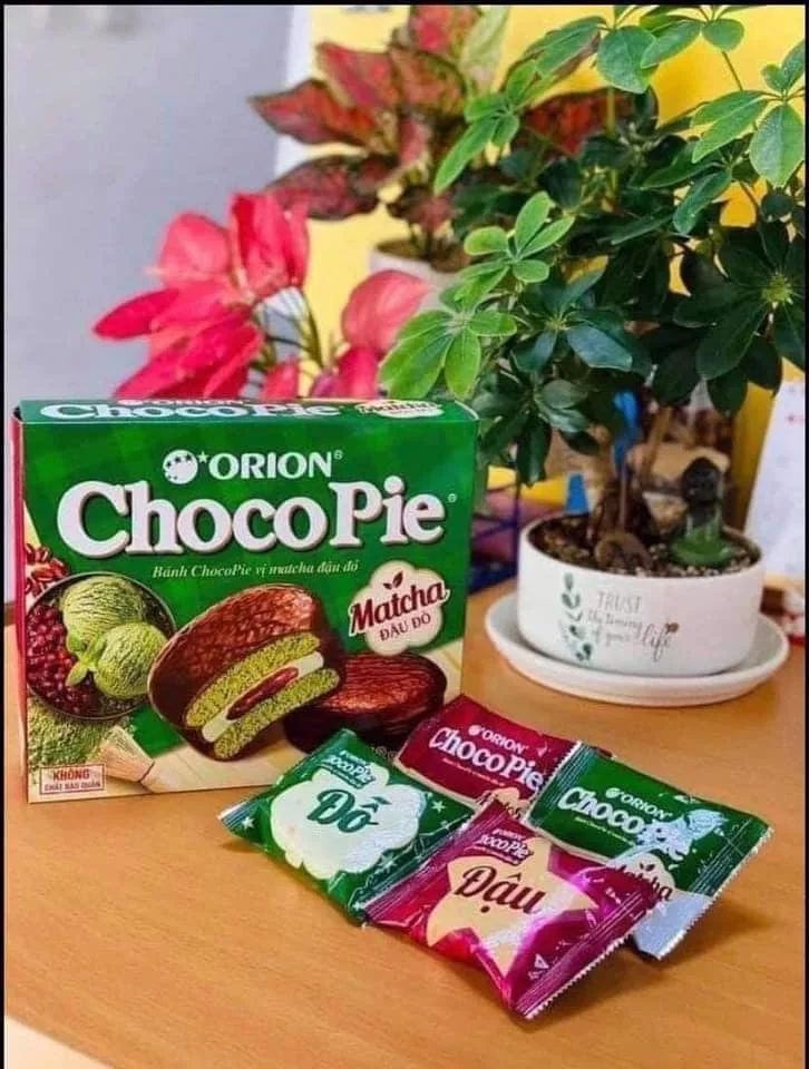 Vietnam High-Quality  Choco pie matcha red bean 360g / Wholesale  The Best Chocolate Pie