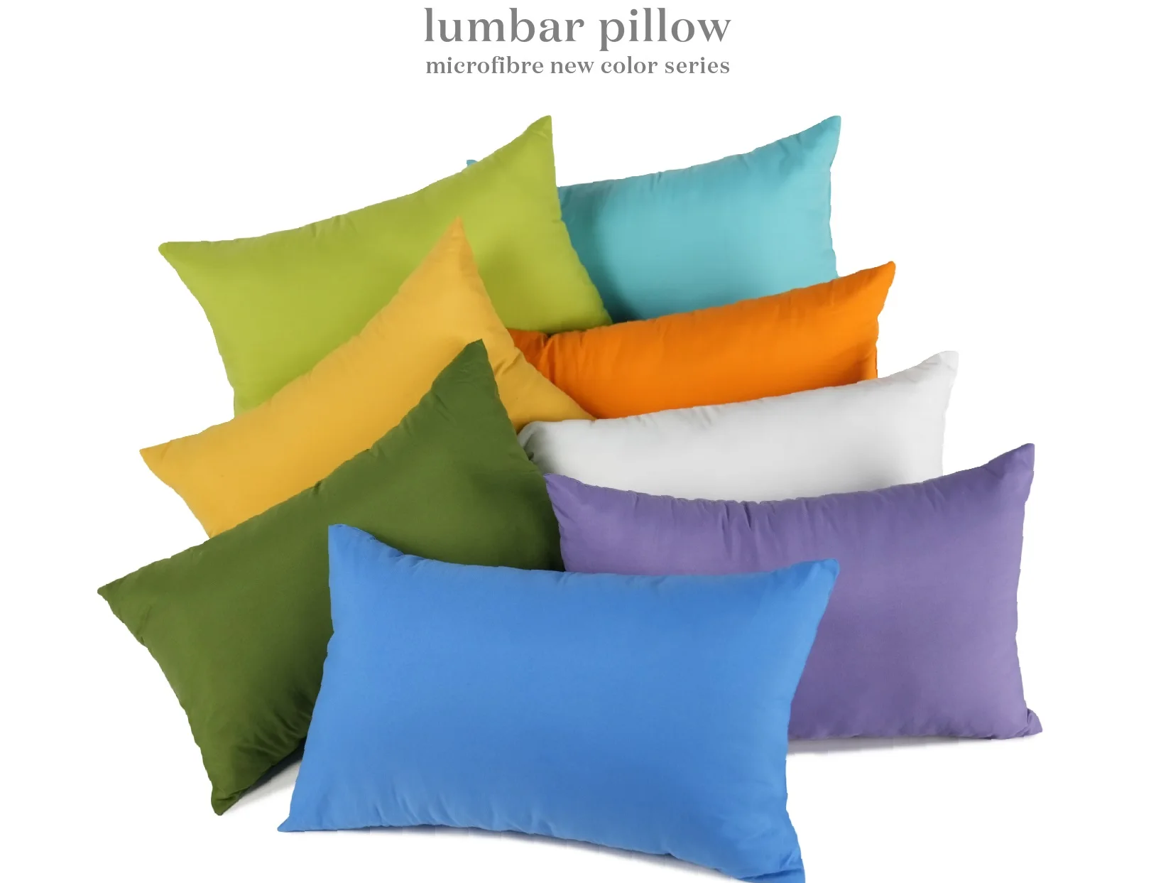 Cheapest Price 30cm x 50cm Premium Microfiber Filled Supportive Lumbar Pillow For Daily Home and Office Chair Use