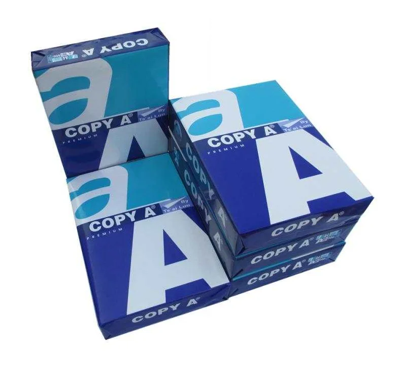 Manufacturers 70gsm 75gsm 80gsm Hard A4 Copy Bond print Paper Draft Double White Printer Office Copy Paper in BULK