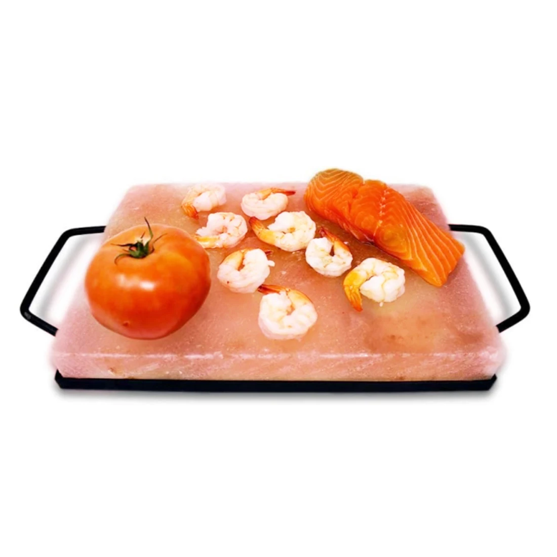 Himalayan salt cooking slabs Fruits And Meats natural crystal Slabs BBQ slabs with tray Wholesale Price