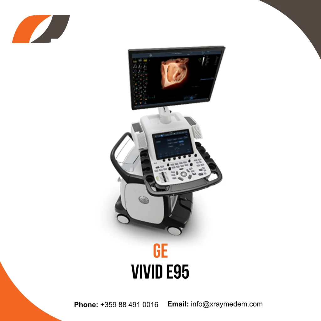 Used Medical GE Vivid E95 Ultrasound machine
