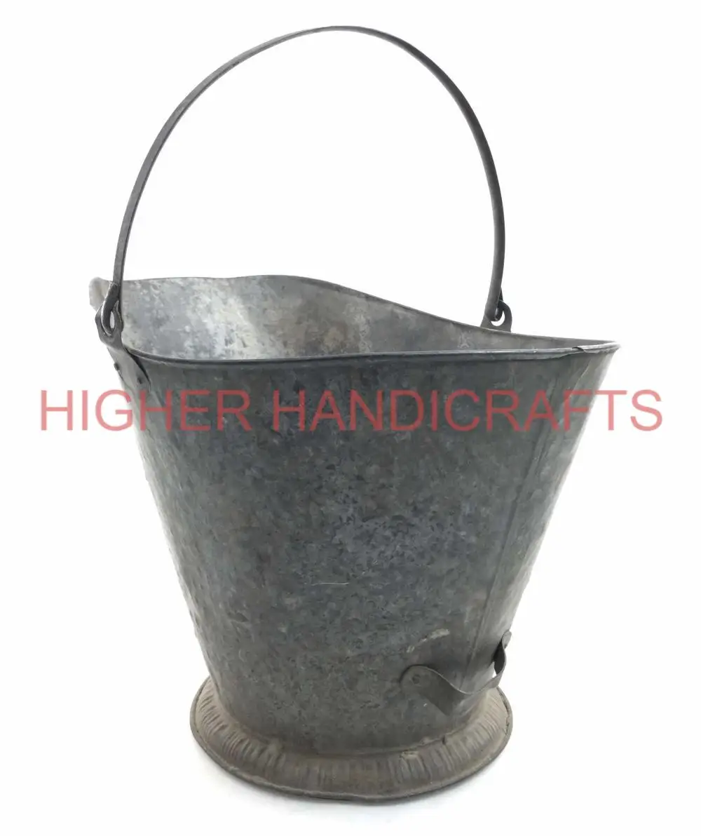 Helmet Coal Scuttle Ash Can Fire Pits Pail Pellet Coal Hod Basket Iron Coal Bucket Fireplace Accessories Direct Factory Price