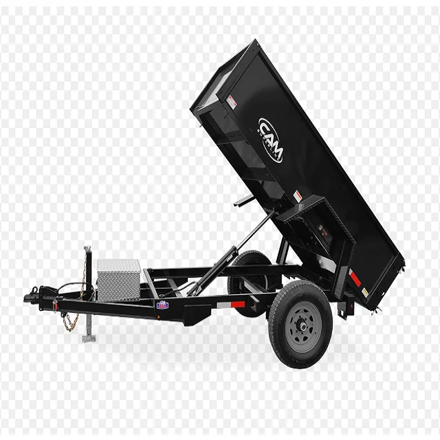 In Stock 2 Axles Hydraulic Farm Tipping Tractor Trailer for Farm Transportations Fast Delivery Available
