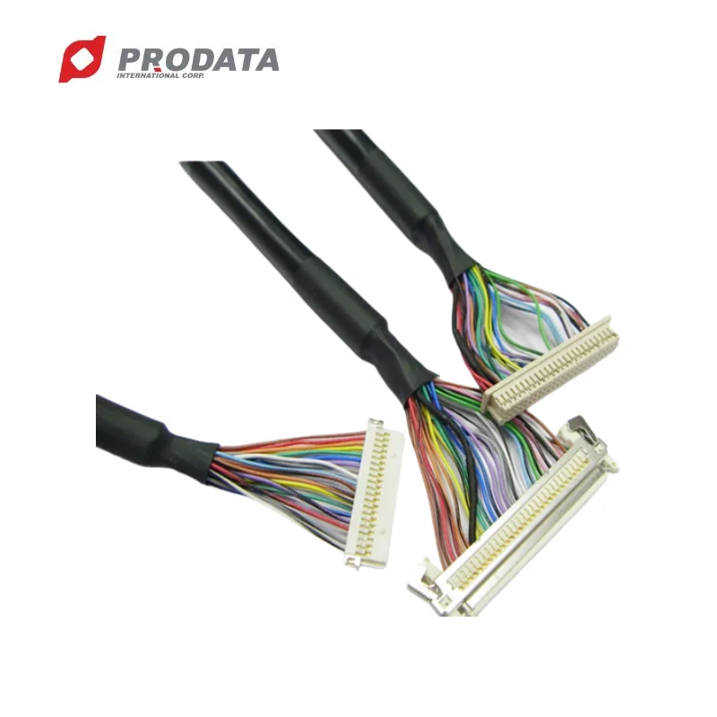 Custom ROHS Compliant AWG32-48 LVDS Cable Assembly