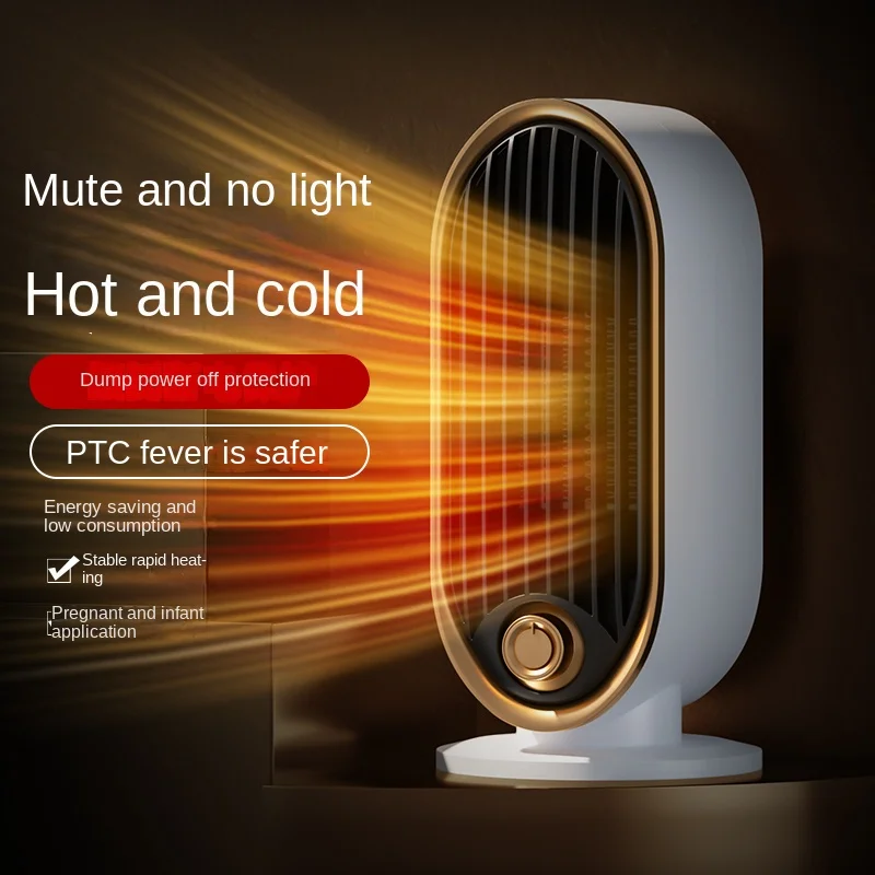 Winter Office Bedroom Room Foot Hand Warmers Household Mini Desktop Tilt second power off Electric PTC Heaters Space Heater Fan