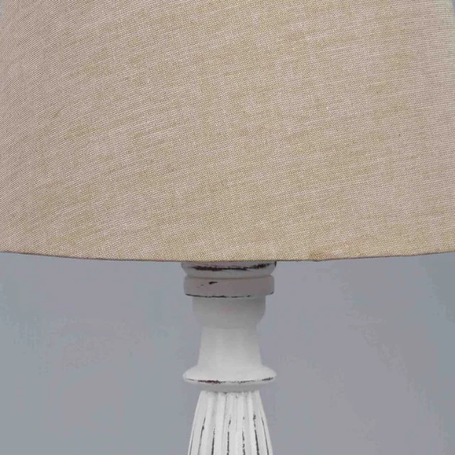 Stylish Amelia Table Lamp Featuring a Sleek White Base - Perfect for Adding a Touch of Class to Any Room
