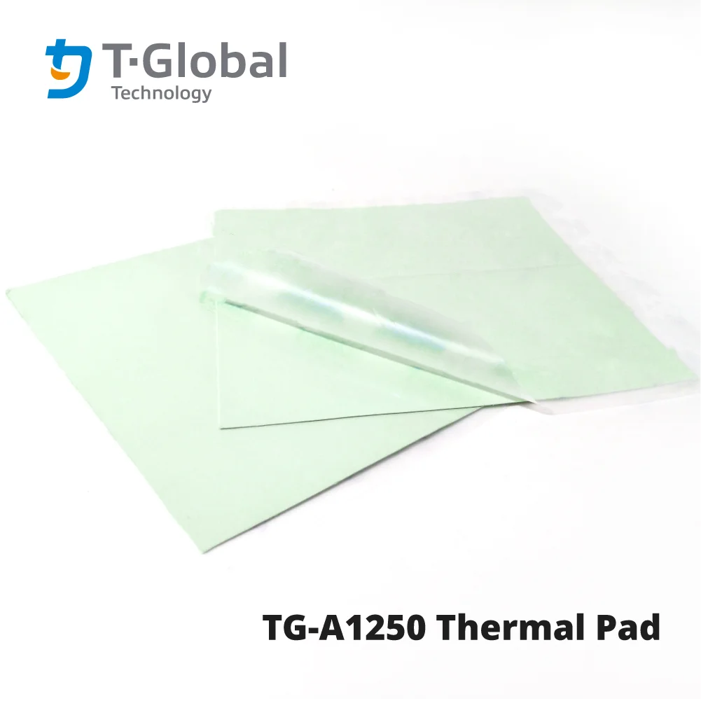 12.5W/mK high thermal conductivity silicone thermal gap pad 155X100mm TG-A1250