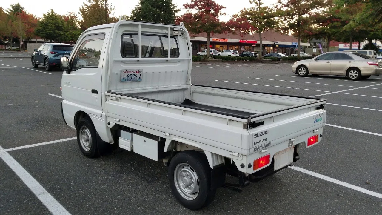 2016 Used Suzuk Carry Mini Truck 4x4 Locking Axle Manual