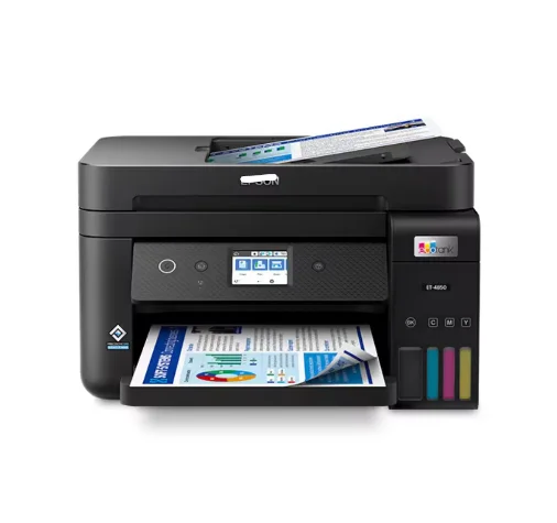 Original Sales EcoTank ET-4850 Wireless All-in-One Cartridge-Free Supertank Printer with Scanner, Copier, Fax