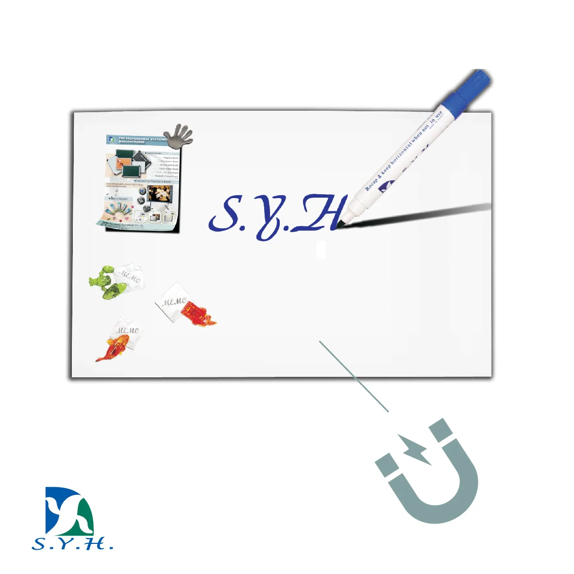 Peel and Stick removable magnetic whiteboard sheet dry erase stickers