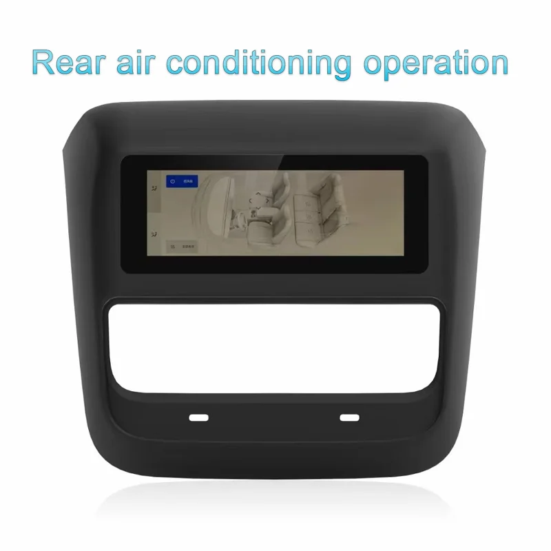 Car rear seat entertainment screen for tesla model 3 model y Tesla Touch Screen Climate Music Player Control Screen