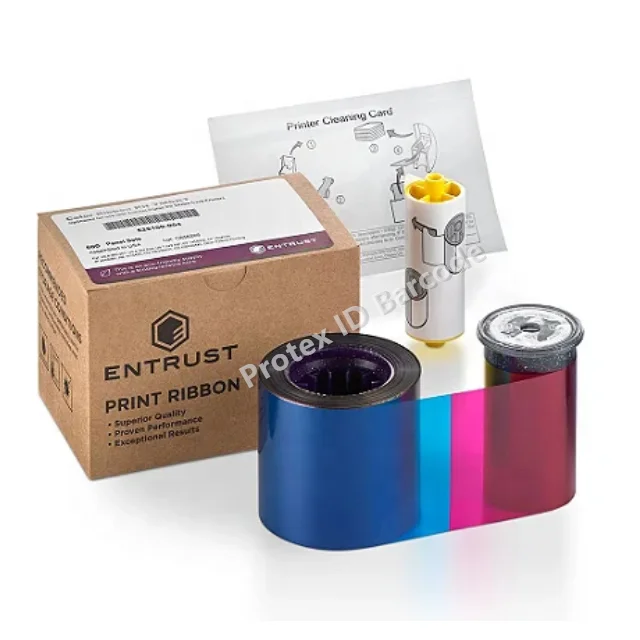 Printer Ribbon Datacard 525900-001 Black Food Safe Ribbon For Entrust DS1 and DS2 ID card printers