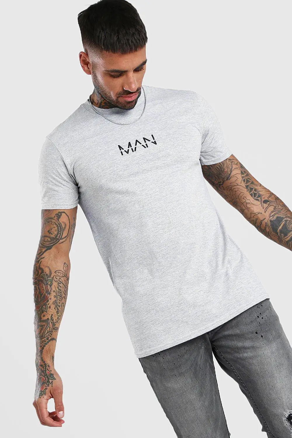 Latest Men White Oversized Basic Casual T Shirt With Short Sleeves 280 gsm cotton embroidery oversized tshirt
