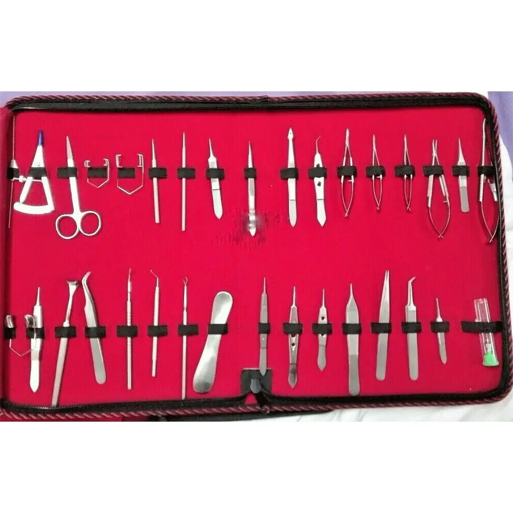 Micro Surgery Ophthalmic Cataract Eye Set 32 Pieces High Quality Stainless Steel Surgery Operating Instruments Medical Tools