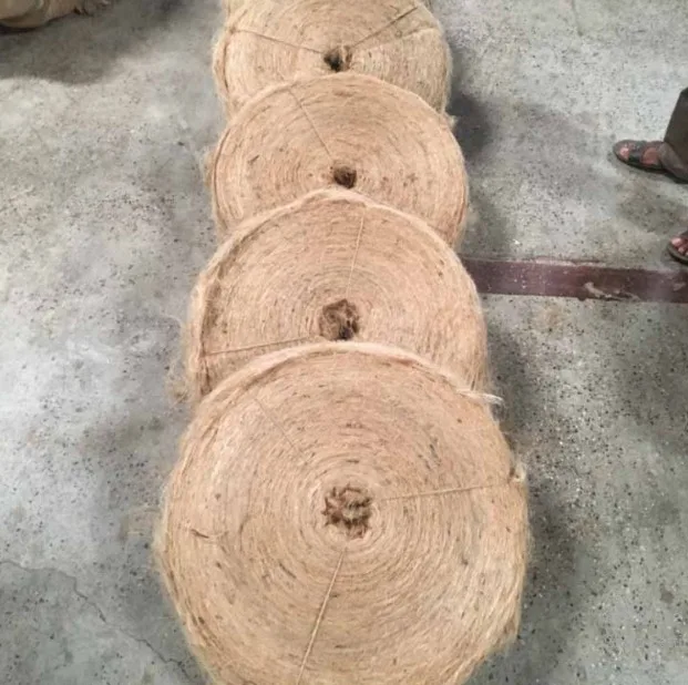 Low Price Jute Fiber Material Twisted Rope Average Quality Eco-Friendly Insulation Material Sliver Roll Bast Fiber