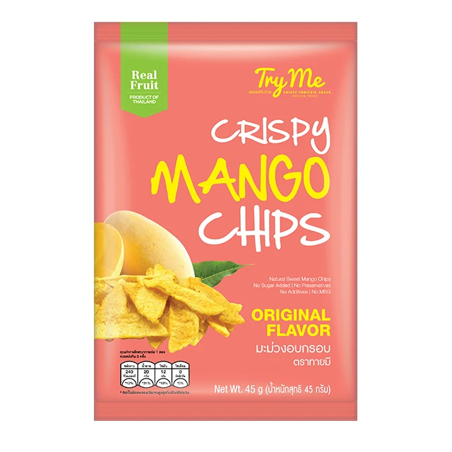 fruit vegetable snacks - mango chips