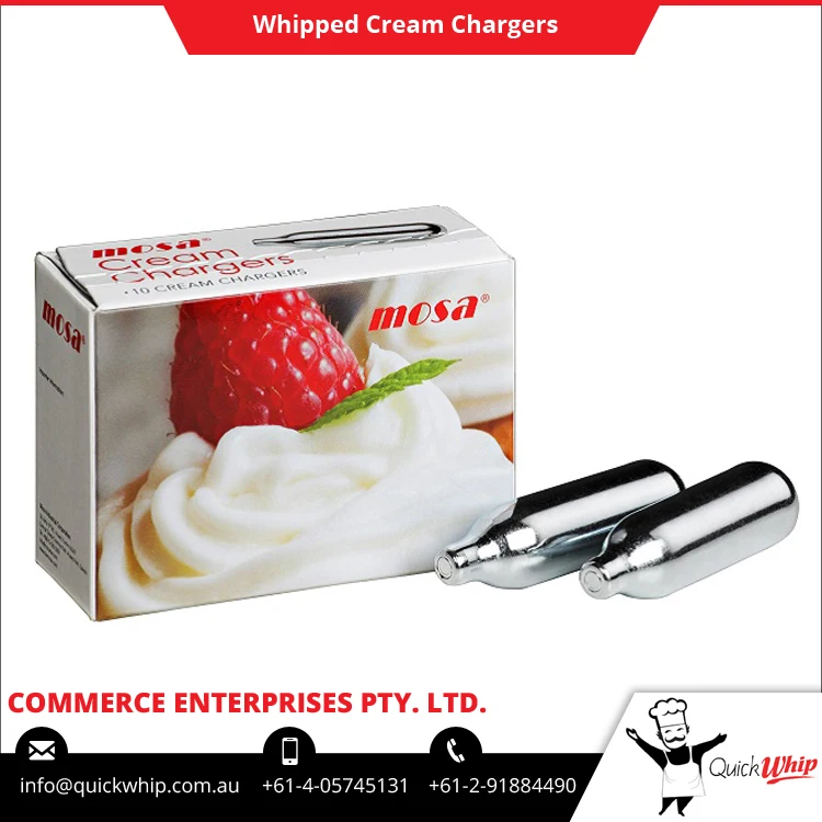 Outstanding Quality Best Selling Modern Designed 10 Pack Mosa Cream Charger at Wholesale Market Price by Trusted Supplier