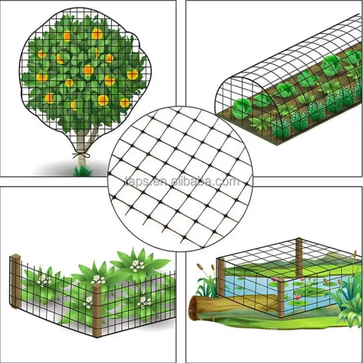 Plastic bird trap Hdpe Anti Bird mesh Protection Net farming nets for agriculture