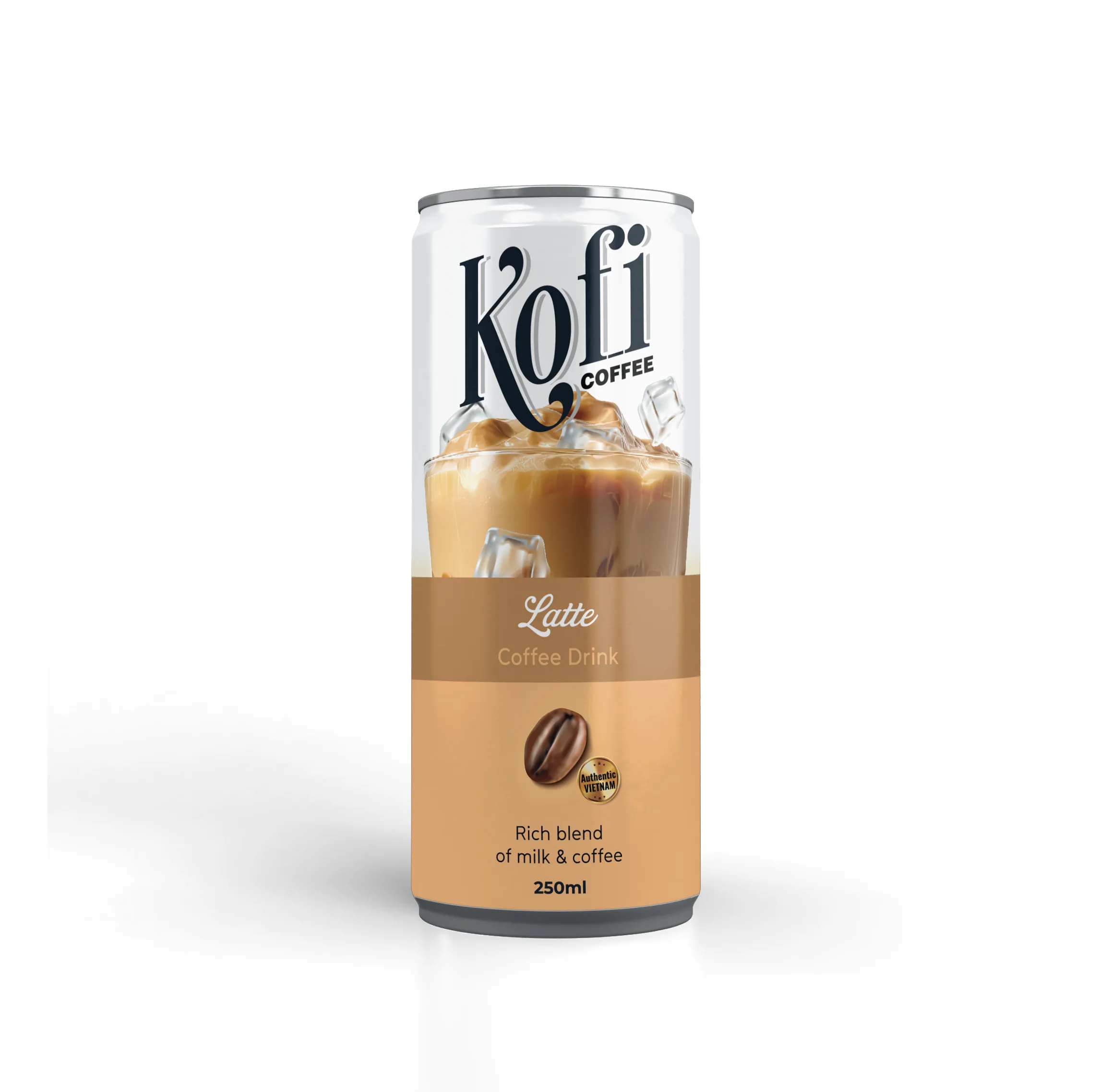 Private Label your own brand Vietnam Coffee Ready to Drinks 250ml Canned export to many country - Free Sample - Free Design