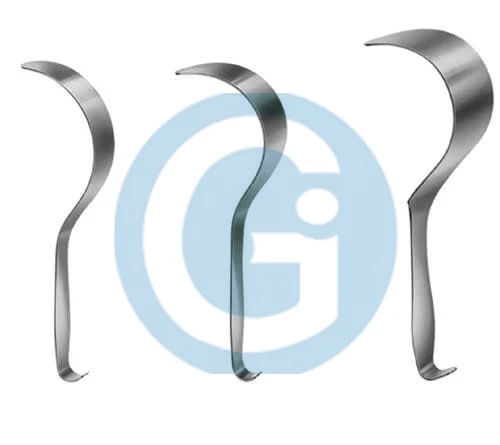 Deaver Retractor Curved Blade Abdominal Retractor Stainless Steel Surgical Retractors