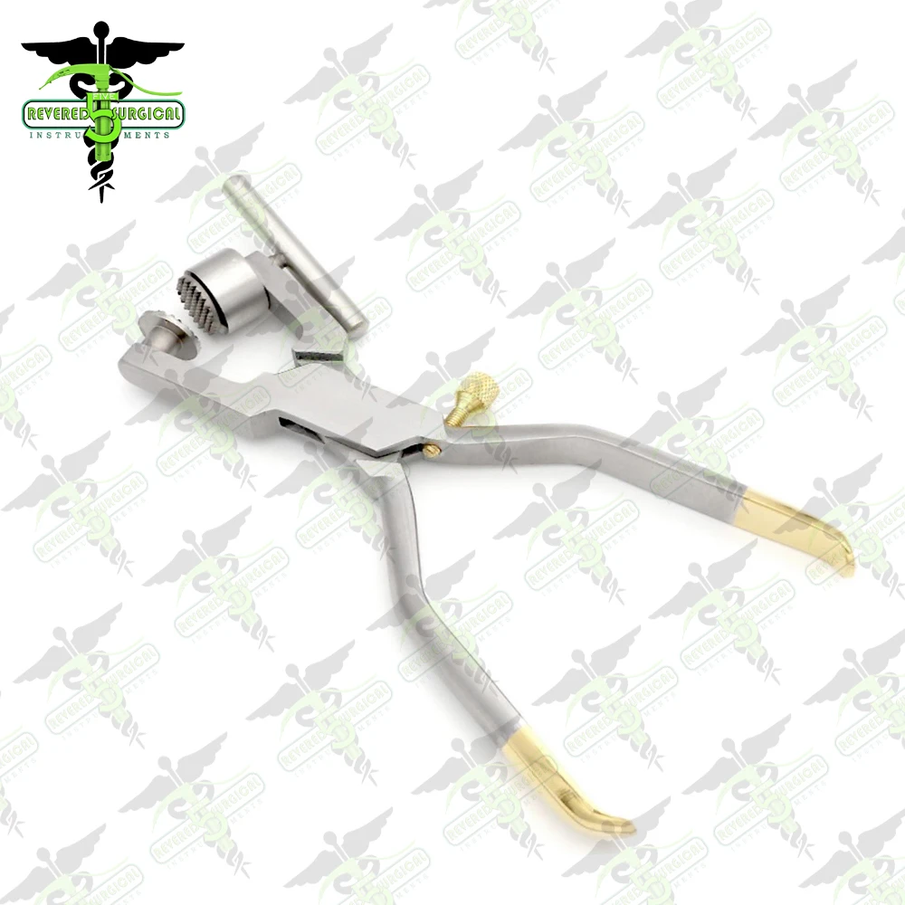 Arman Instruments Bone Morselize Mill Crusher with Titanium Plates Dental Implant Grafting by Five Revered Surgical