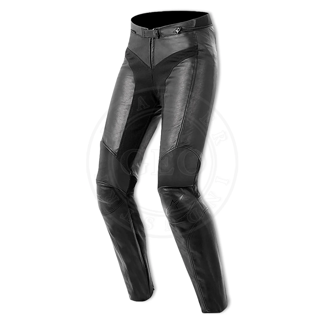 Collection Season Leather Motor Biker Pants