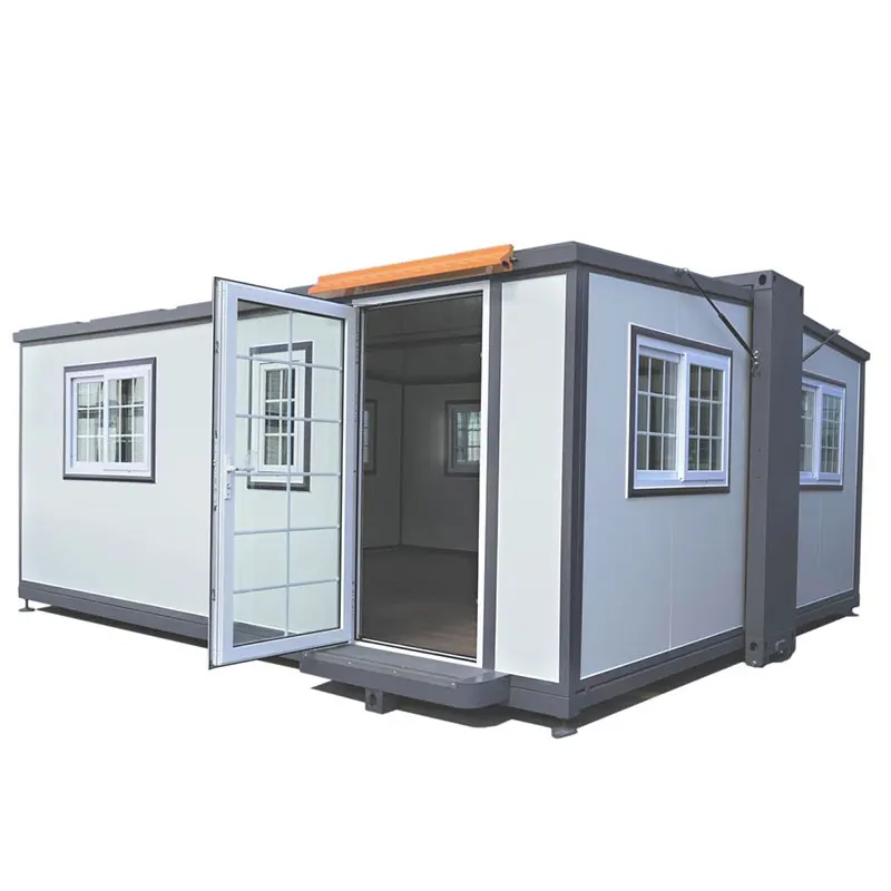 Cheap Ready Made 3 Bedroom Prefabricated House Expandable Container House 1 Bathroom For Home Living House Cabin
