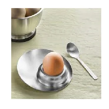 Best Selling Stainless Steel Breakfast Brunch Soft Boiled Egg Cups Holder Stand Boiler Steamer Serving Egg Holder