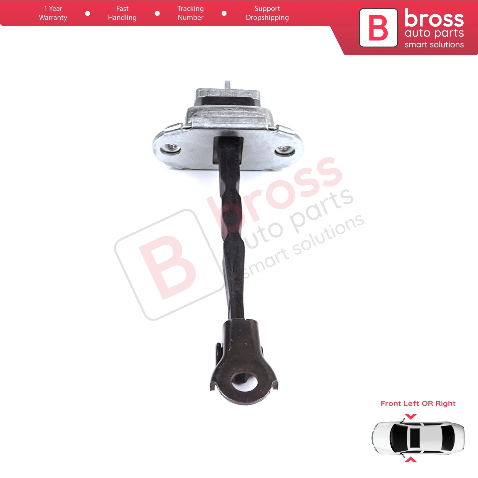 BDP1383   Front Door Stop Check Assy Limiter Strap for Toyota C-HR MK1 X1 AX10 AX50 2016-2024 68610F4030