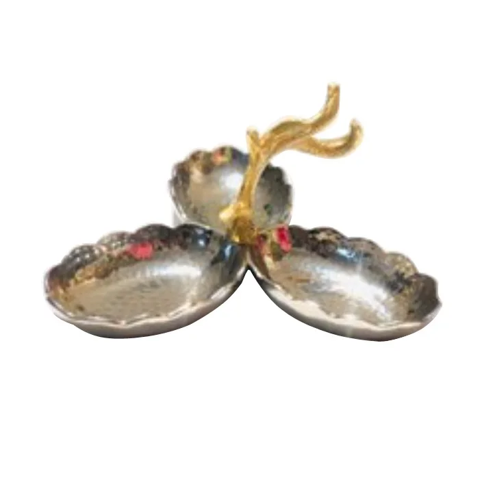 Домашняя кухонная утварь Сервировочная миска для еды и салата новая концептуальная никелированная отделочная по оптовой цене