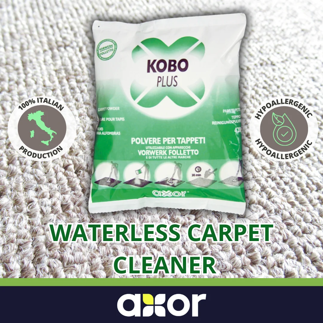 Excellent Quality Dry Carpet Care KOBO Rug Powder Cleanser 420 g Made In Italy