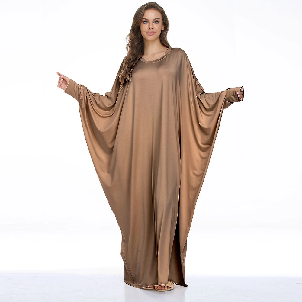 Latest Design Customized Abayas Manufactured Kaftan Pakistan Available Viscose silky chiffon custom fabric Elegant abaya Women