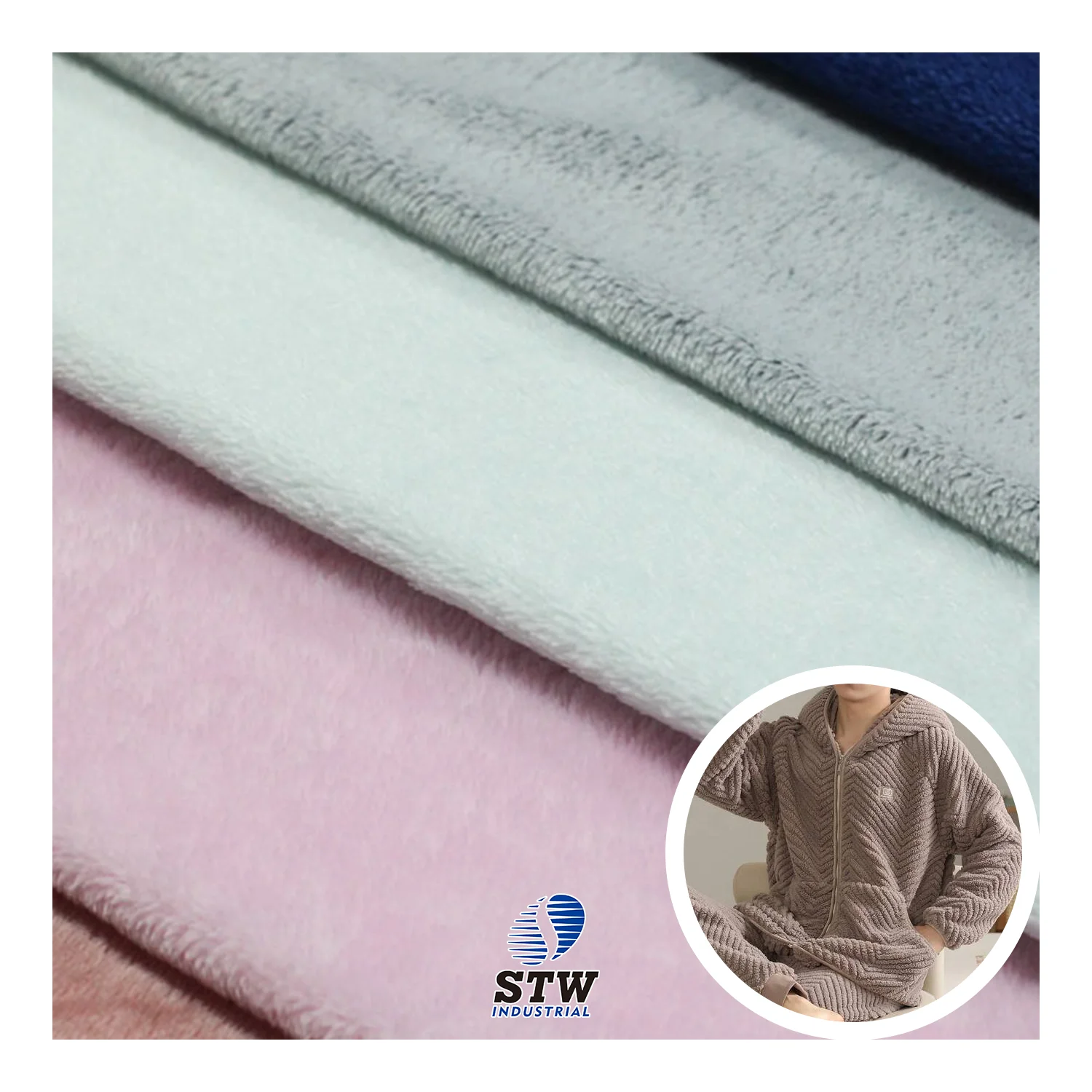 Factory Direct High Quality 197-320gsm Solid 100%polyester Flannel Fleece Fabric