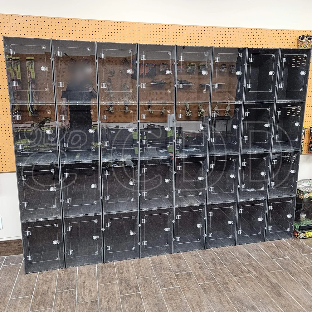 Snake gecko lizard customizable spliced PVC and acrylic reptile breeding Cage