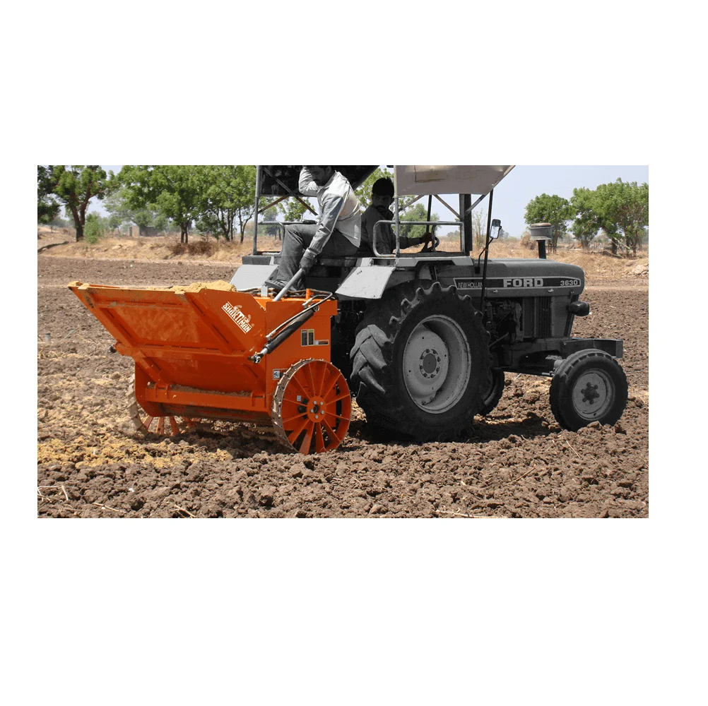 farm machinery tractor mounted 900L manure fertilizer spreader