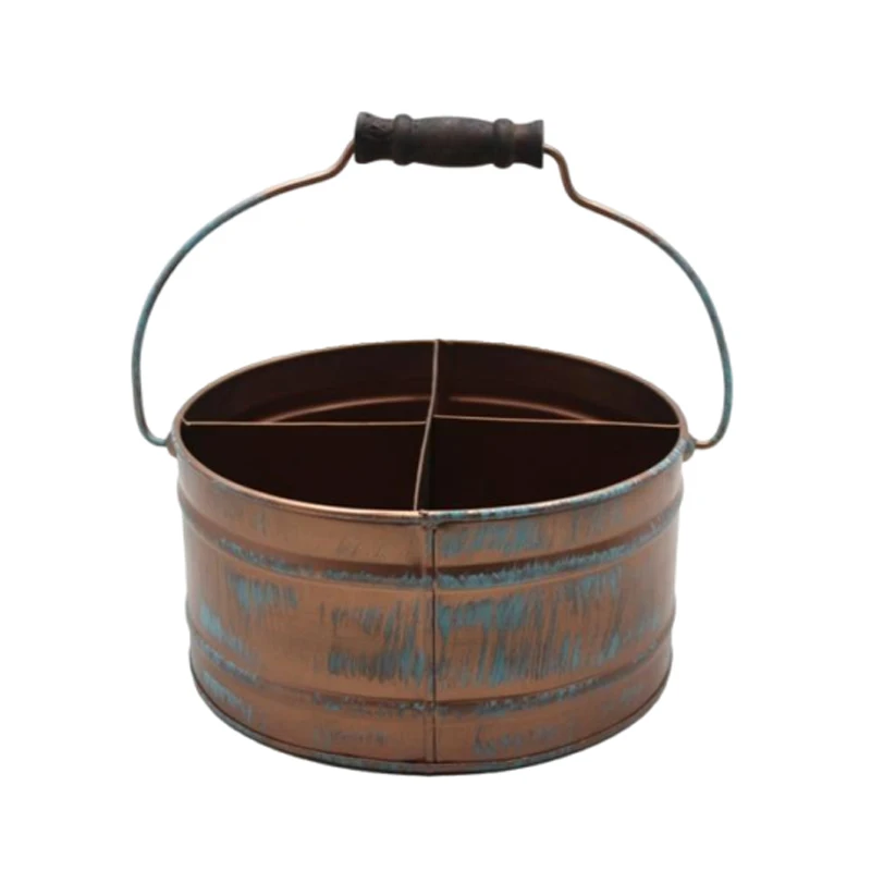 New Arrival Metal Hanging Round Planter With Handle Pot Algae Copper usage for Living Room Garden Decorations Home & Restaurants