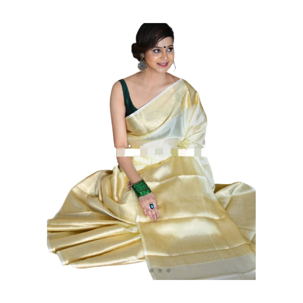 New Arrival Latest Designer Exclusive Banarasi Soft Silk Saree For Female With Unstitched Blouse Piece
