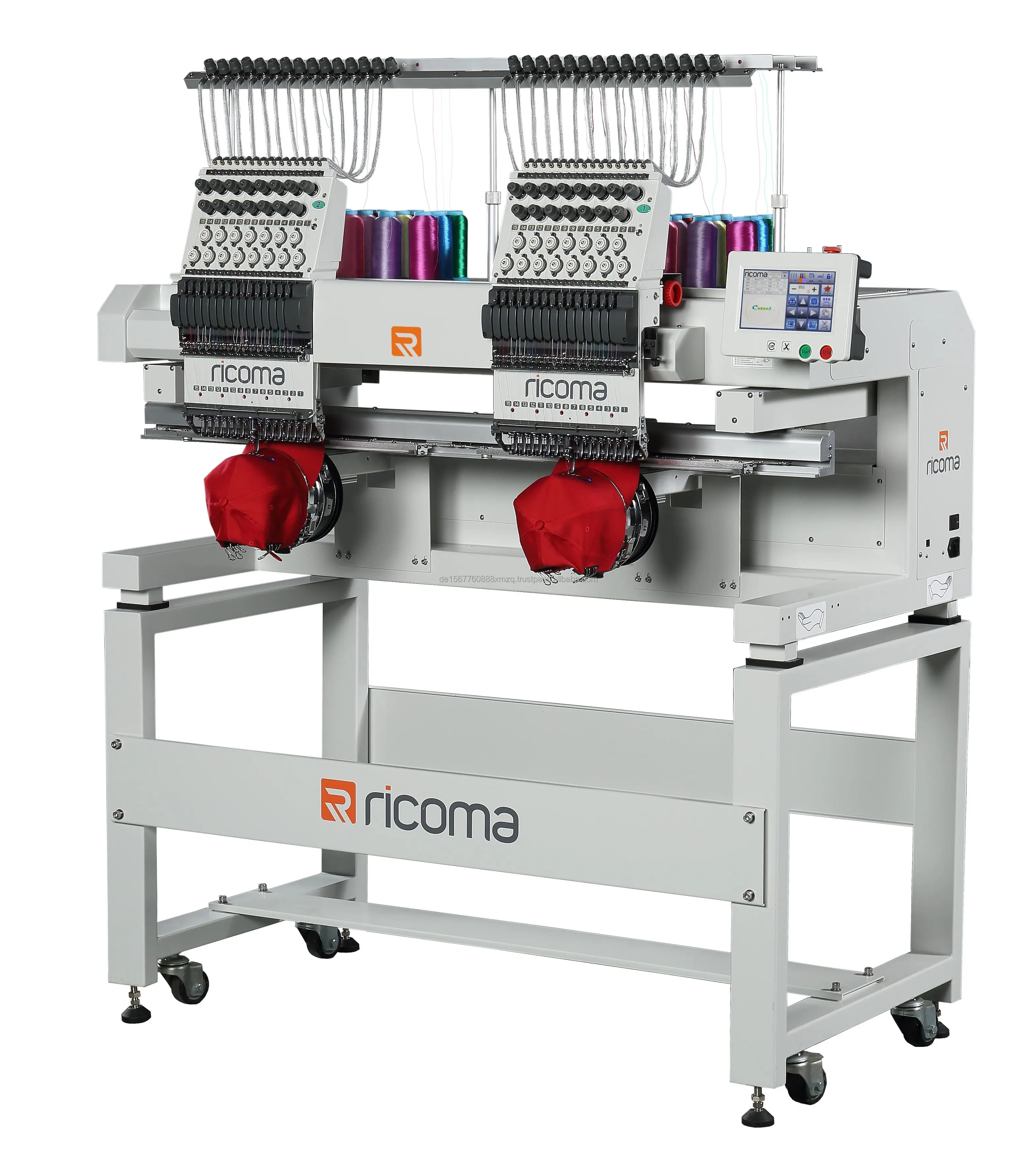 RICOMA MT 1502 Embroidery Machines sewing machine industrial 2 head embroidery machine