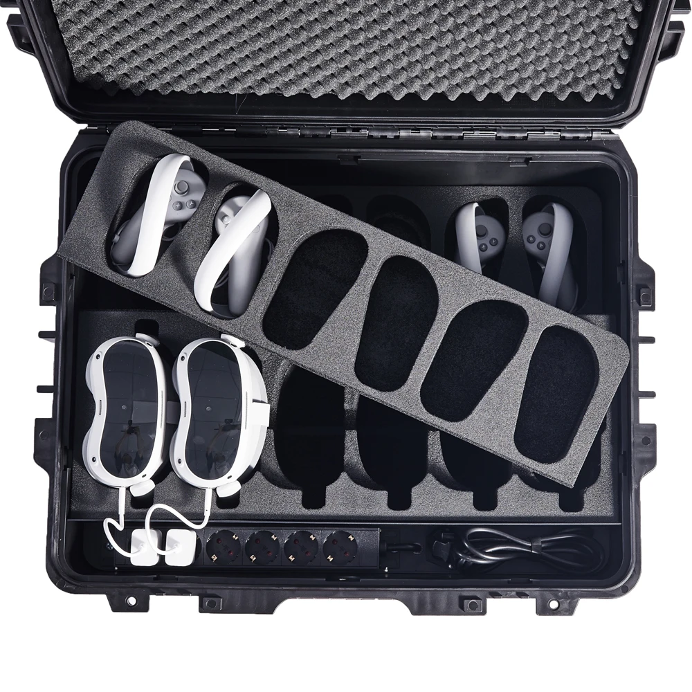 Advanced VR Storage, Charging, and Organization Trolley for Efficient Device Management
