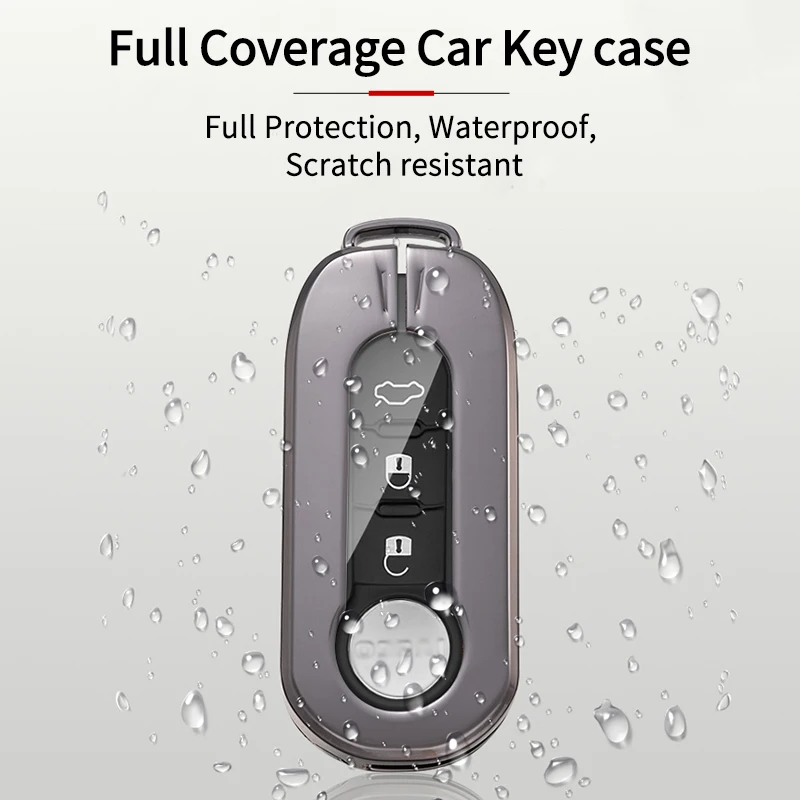 Auto Llave Caso Metal Alloy Car Key Case Cover For Iveco Euro Series Daily I Box Body / Estate Iveco Fiat Lcv / Heavy Duty
