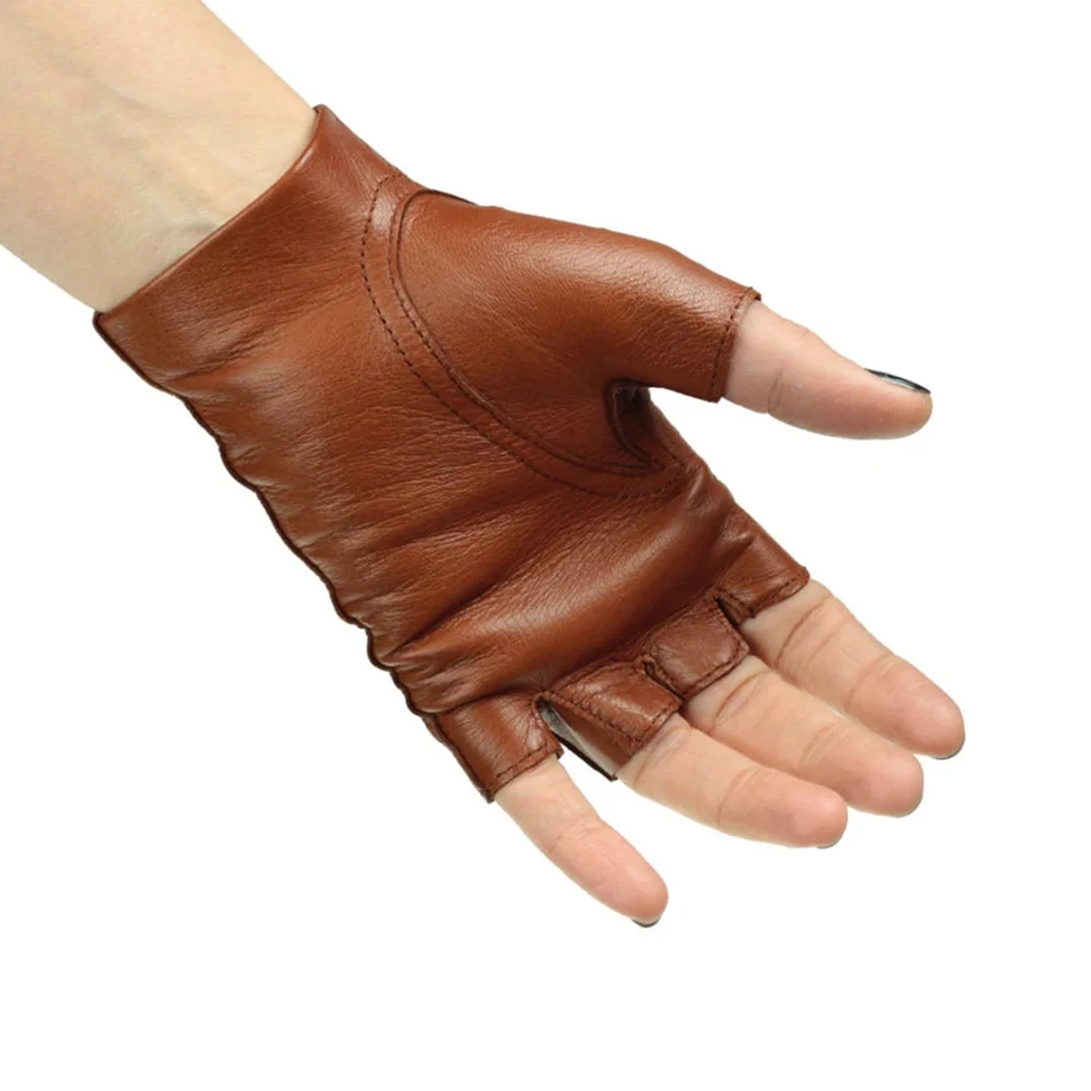 A Grade Soft Goatskin Grain Leather Driving Construction Industrial Goat Skin Working Gloves For Men genuine Drivinge Gloves