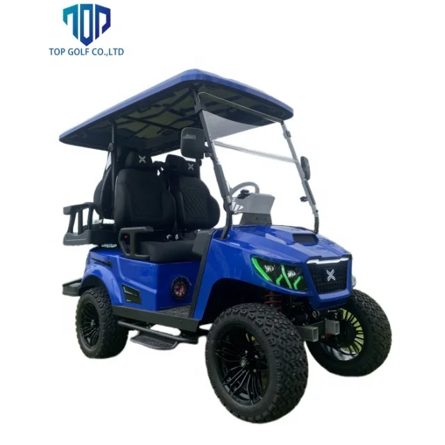 72V Street legal Golf Cart NAVITAS system with power steering DOT windshield